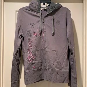 O’Neill Zip up hoodie with whimsical design